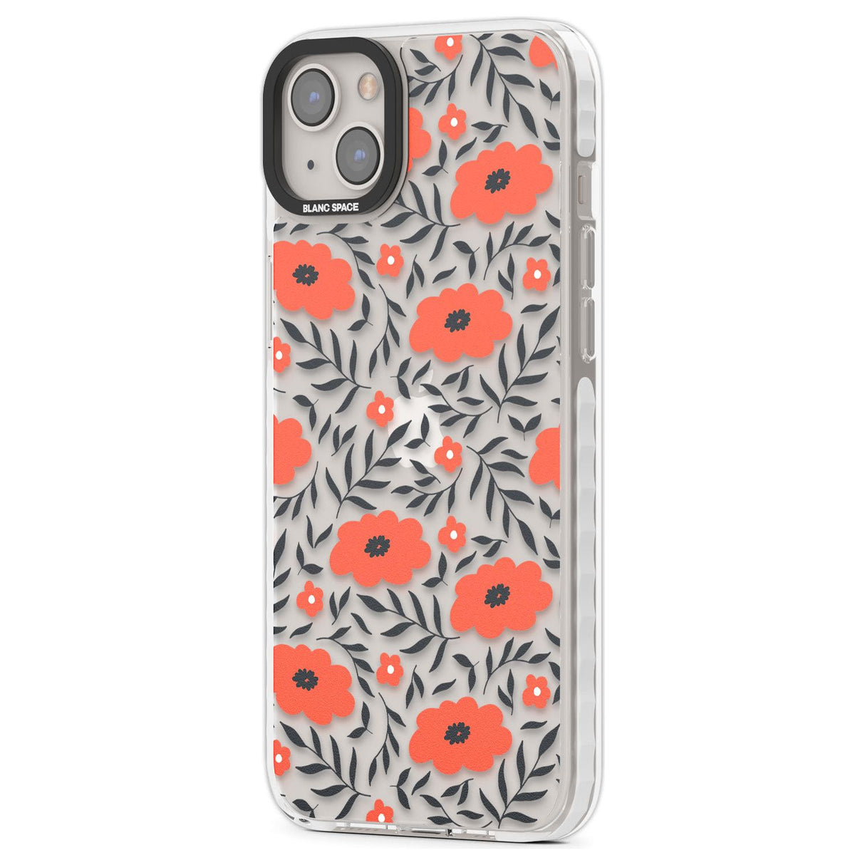 Red Poppy Transparent Floral