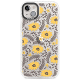 Yellow Blossoms Transparent Floral