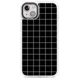 Simplistic Large Grid Pattern Black