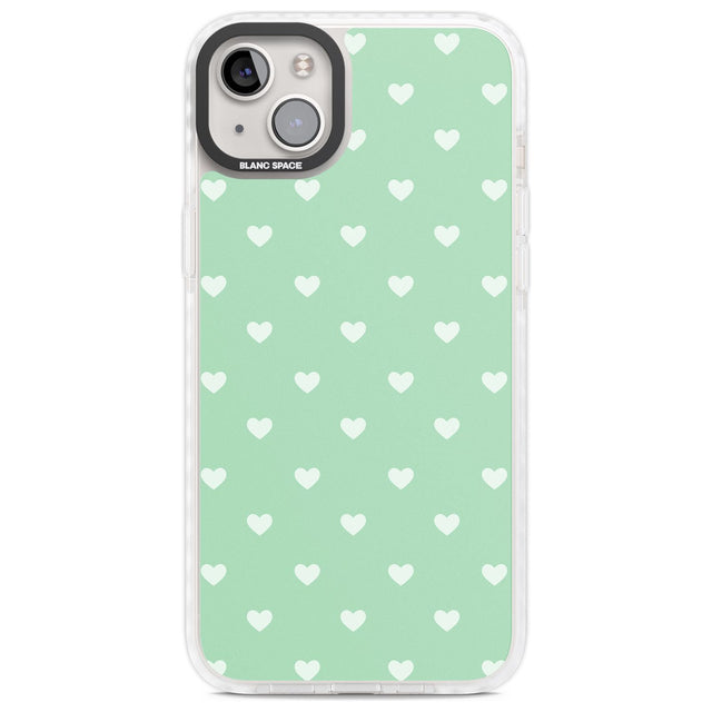 Small Heart Pattern: Green