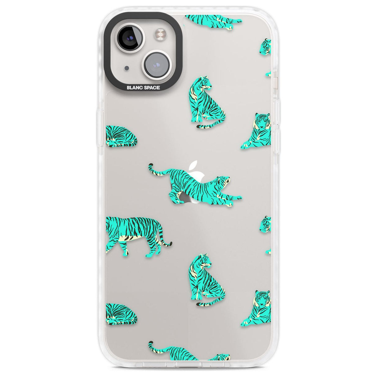 Turquoise Tiger Jungle Cat Pattern