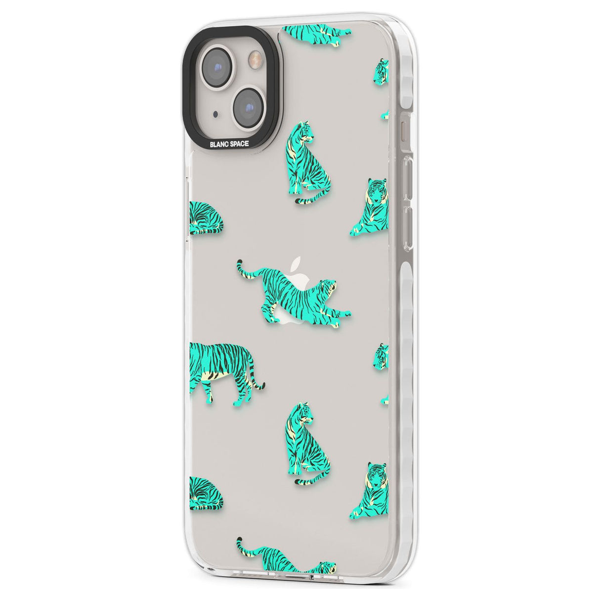 Turquoise Tiger Jungle Cat Pattern