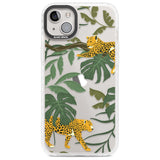 Two Jaguars & Foliage Jungle Cat Pattern