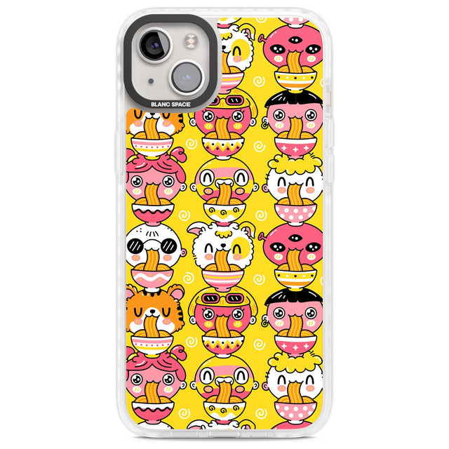 Ramen Noodle Kawaii Pattern