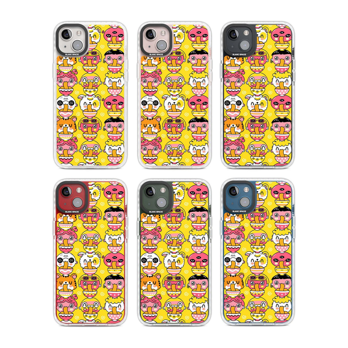 Ramen Noodle Kawaii Pattern