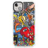 Crowd Tsunami Phone Case iPhone 14 Plus / Impact Case Blanc Space