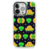 Alien Head Pattern Phone Case iPhone 13 Pro / Impact Case,iPhone 14 Pro / Impact Case,iPhone 15 Pro Max / Impact Case,iPhone 15 Pro / Impact Case Blanc Space