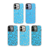 Blue Acid FacesPhone Case for iPhone 14 Pro