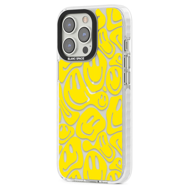 Blue Acid FacesPhone Case for iPhone 14 Pro