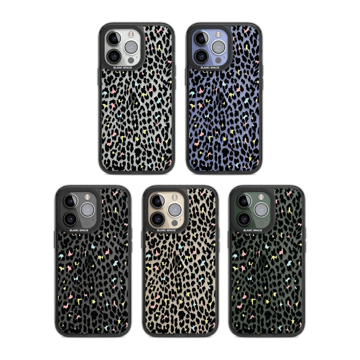 Mixed Pastels Leopard Print - Transparent Phone Case iPhone 15 Pro Max / Black Impact Case,iPhone 15 Plus / Black Impact Case,iPhone 15 Pro / Black Impact Case,iPhone 15 / Black Impact Case,iPhone 15 Pro Max / Impact Case,iPhone 15 Plus / Impact Case,iPhone 15 Pro / Impact Case,iPhone 15 / Impact Case,iPhone 15 Pro Max / Magsafe Black Impact Case,iPhone 15 Plus / Magsafe Black Impact Case,iPhone 15 Pro / Magsafe Black Impact Case,iPhone 15 / Magsafe Black Impact Case,iPhone 14 Pro Max / Black Impact Case,iP