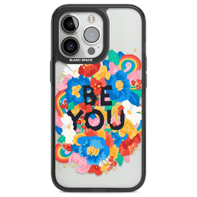 Be You Phone Case iPhone 13 Pro / Black Impact Case,iPhone 14 Pro / Black Impact Case,iPhone 15 Pro Max / Black Impact Case,iPhone 15 Pro / Black Impact Case Blanc Space