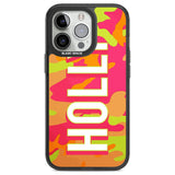 Personalised Colourful Neon Camo Custom Phone Case iPhone 13 Pro / Black Impact Case,iPhone 14 Pro / Black Impact Case,iPhone 15 Pro Max / Black Impact Case,iPhone 15 Pro / Black Impact Case Blanc Space