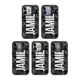 Personalised Vertical Name Black Camouflage Custom Phone Case iPhone 15 Pro Max / Black Impact Case,iPhone 15 Plus / Black Impact Case,iPhone 15 Pro / Black Impact Case,iPhone 15 / Black Impact Case,iPhone 15 Pro Max / Impact Case,iPhone 15 Plus / Impact Case,iPhone 15 Pro / Impact Case,iPhone 15 / Impact Case,iPhone 15 Pro Max / Magsafe Black Impact Case,iPhone 15 Plus / Magsafe Black Impact Case,iPhone 15 Pro / Magsafe Black Impact Case,iPhone 15 / Magsafe Black Impact Case,iPhone 14 Pro Max / Black Impac