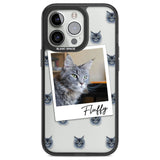 Personalised Maine Coon Photo Custom Phone Case iPhone 13 Pro / Black Impact Case,iPhone 14 Pro / Black Impact Case,iPhone 15 Pro Max / Black Impact Case,iPhone 15 Pro / Black Impact Case Blanc Space