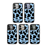 Personalised Blue and Black Cow Print Custom Phone Case iPhone 15 Pro Max / Black Impact Case,iPhone 15 Plus / Black Impact Case,iPhone 15 Pro / Black Impact Case,iPhone 15 / Black Impact Case,iPhone 15 Pro Max / Impact Case,iPhone 15 Plus / Impact Case,iPhone 15 Pro / Impact Case,iPhone 15 / Impact Case,iPhone 15 Pro Max / Magsafe Black Impact Case,iPhone 15 Plus / Magsafe Black Impact Case,iPhone 15 Pro / Magsafe Black Impact Case,iPhone 15 / Magsafe Black Impact Case,iPhone 14 Pro Max / Black Impact Case