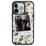 Personalised Floral Instant Film Photo Custom Phone Case iPhone 13 Pro / Black Impact Case,iPhone 14 Pro / Black Impact Case,iPhone 15 Pro Max / Black Impact Case,iPhone 15 Pro / Black Impact Case Blanc Space