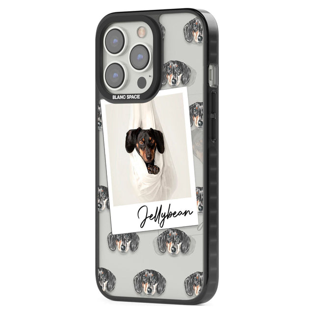 Personalised Dachshund, Black- Dog Photo Custom Phone Case iPhone 15 Pro Max / Black Impact Case,iPhone 15 Plus / Black Impact Case,iPhone 15 Pro / Black Impact Case,iPhone 15 / Black Impact Case,iPhone 15 Pro Max / Impact Case,iPhone 15 Plus / Impact Case,iPhone 15 Pro / Impact Case,iPhone 15 / Impact Case,iPhone 15 Pro Max / Magsafe Black Impact Case,iPhone 15 Plus / Magsafe Black Impact Case,iPhone 15 Pro / Magsafe Black Impact Case,iPhone 15 / Magsafe Black Impact Case,iPhone 14 Pro Max / Black Impact C