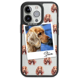 Personalised Cocker Spaniel - Dog Photo Custom Phone Case iPhone 13 Pro / Black Impact Case,iPhone 14 Pro / Black Impact Case,iPhone 15 Pro Max / Black Impact Case,iPhone 15 Pro / Black Impact Case Blanc Space