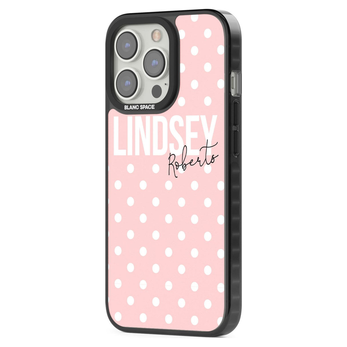 Personalised Pink Polka Custom Phone Case iPhone 15 Pro Max / Black Impact Case,iPhone 15 Plus / Black Impact Case,iPhone 15 Pro / Black Impact Case,iPhone 15 / Black Impact Case,iPhone 15 Pro Max / Impact Case,iPhone 15 Plus / Impact Case,iPhone 15 Pro / Impact Case,iPhone 15 / Impact Case,iPhone 15 Pro Max / Magsafe Black Impact Case,iPhone 15 Plus / Magsafe Black Impact Case,iPhone 15 Pro / Magsafe Black Impact Case,iPhone 15 / Magsafe Black Impact Case,iPhone 14 Pro Max / Black Impact Case,iPhone 14 Plu