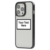 Personalised Create your own Warning Label Phone Case for iPhone 14 Pro