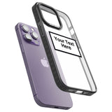 Personalised Create your own Warning Label Phone Case for iPhone 14 Pro