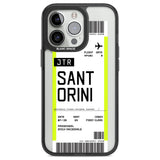 Personalised Santorini Boarding Pass Custom Phone Case iPhone 13 Pro / Black Impact Case,iPhone 14 Pro / Black Impact Case,iPhone 15 Pro Max / Black Impact Case,iPhone 15 Pro / Black Impact Case Blanc Space