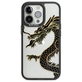 Large Black Dragon Phone Case iPhone 13 Pro / Black Impact Case,iPhone 14 Pro / Black Impact Case,iPhone 15 Pro Max / Black Impact Case,iPhone 15 Pro / Black Impact Case Blanc Space