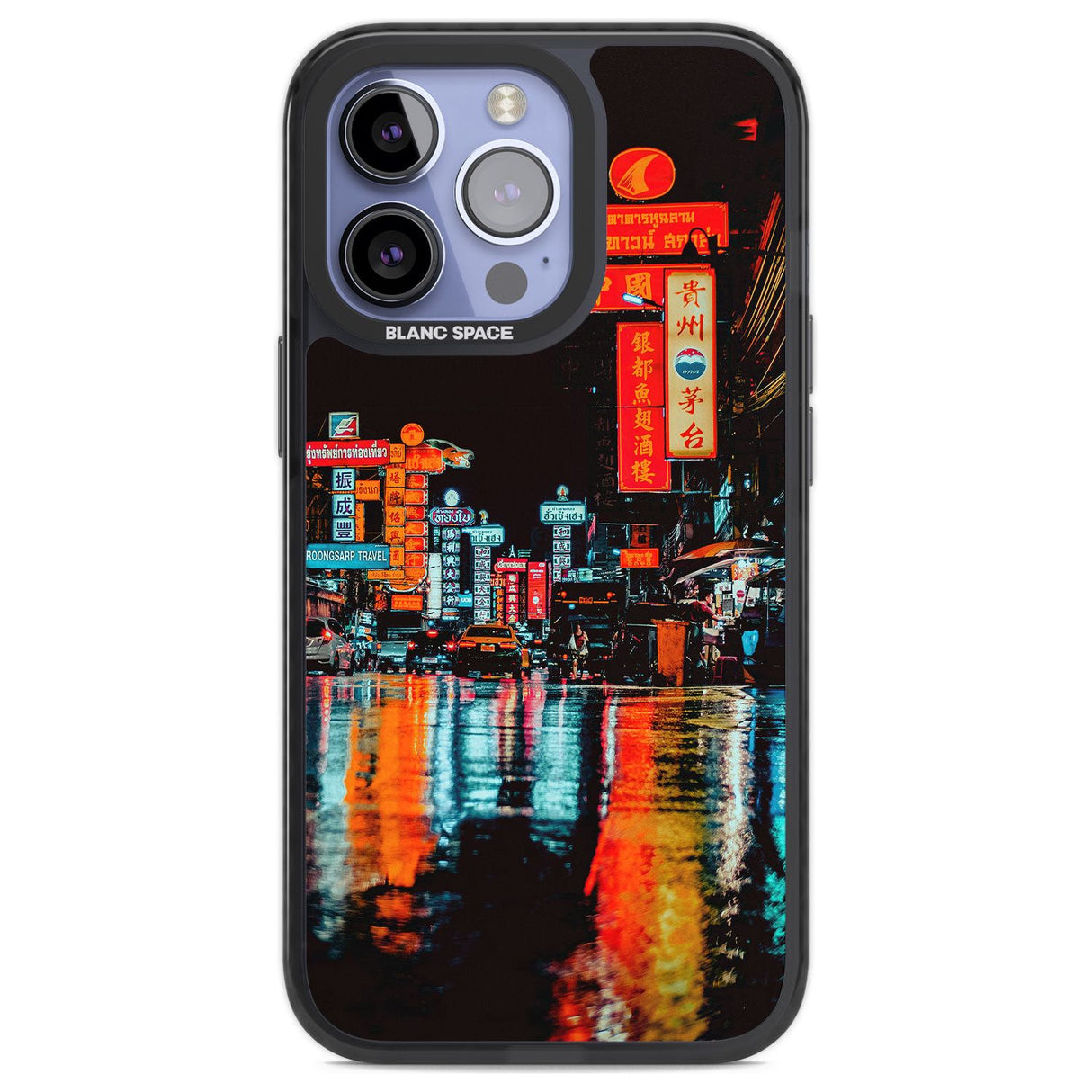 Neon City Phone Case iPhone 13 Pro / Black Impact Case,iPhone 14 Pro / Black Impact Case,iPhone 15 Pro Max / Black Impact Case,iPhone 15 Pro / Black Impact Case Blanc Space