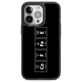 Coffee Element (Black) Phone Case iPhone 13 Pro / Black Impact Case,iPhone 14 Pro / Black Impact Case,iPhone 15 Pro Max / Black Impact Case,iPhone 15 Pro / Black Impact Case Blanc Space