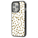 Gold Look on White Dalmatian Polka Dot Spots Phone Case iPhone 15 Pro Max / Black Impact Case,iPhone 15 Plus / Black Impact Case,iPhone 15 Pro / Black Impact Case,iPhone 15 / Black Impact Case,iPhone 15 Pro Max / Impact Case,iPhone 15 Plus / Impact Case,iPhone 15 Pro / Impact Case,iPhone 15 / Impact Case,iPhone 15 Pro Max / Magsafe Black Impact Case,iPhone 15 Plus / Magsafe Black Impact Case,iPhone 15 Pro / Magsafe Black Impact Case,iPhone 15 / Magsafe Black Impact Case,iPhone 14 Pro Max / Black Impact Case