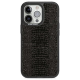 Dark Animal Print Pattern Snake Skin Phone Case iPhone 13 Pro / Black Impact Case,iPhone 14 Pro / Black Impact Case,iPhone 15 Pro Max / Black Impact Case,iPhone 15 Pro / Black Impact Case Blanc Space