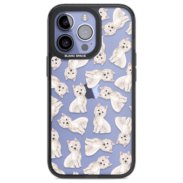 Westie Watercolour Dog Pattern