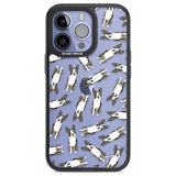 Boston Terrier Watercolour Dog Pattern Phone Case iPhone 13 Pro / Black Impact Case,iPhone 14 Pro / Black Impact Case,iPhone 15 Pro Max / Black Impact Case,iPhone 15 Pro / Black Impact Case Blanc Space