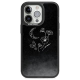 Crescent Moon Collection Phone Case iPhone 13 Pro / Black Impact Case,iPhone 14 Pro / Black Impact Case,iPhone 15 Pro Max / Black Impact Case,iPhone 15 Pro / Black Impact Case Blanc Space