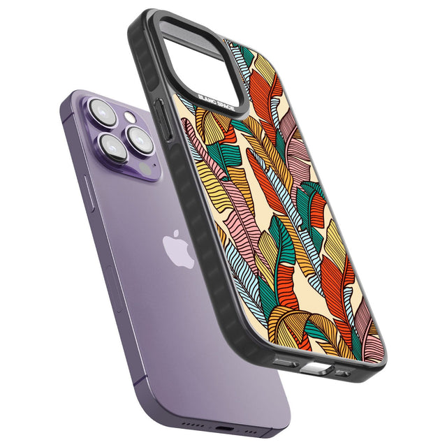 Abstract LeavesPhone Case for iPhone 14 Pro