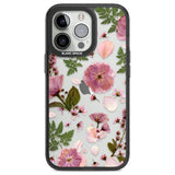 Natural Arrangement of Flowers & Leaves Design Phone Case iPhone 13 Pro / Black Impact Case,iPhone 14 Pro / Black Impact Case,iPhone 15 Pro Max / Black Impact Case,iPhone 15 Pro / Black Impact Case Blanc Space