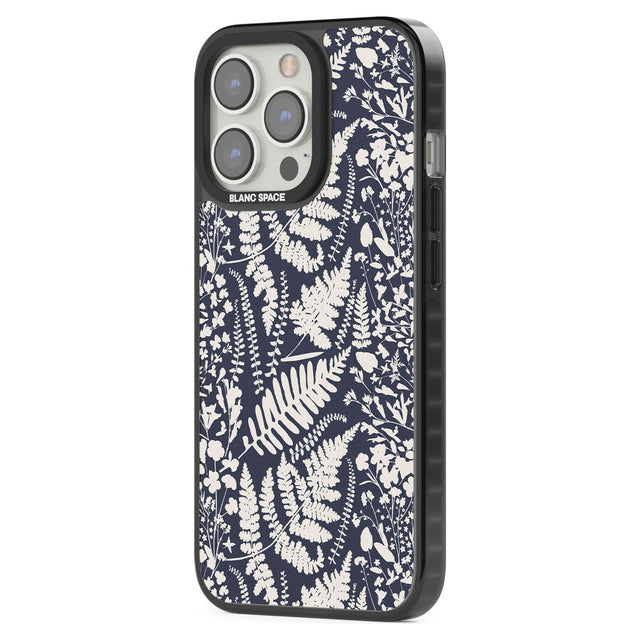 Wildflowers and Ferns on Navy