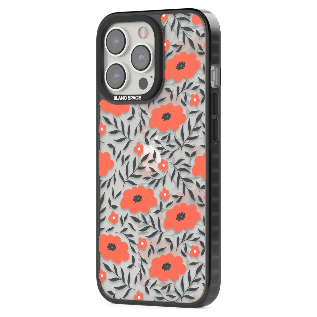 Red Poppy Transparent Floral