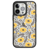 Yellow Blossoms Transparent Floral