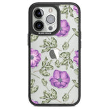 Purple Blossoms Transparent Floral