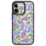 Purple Blossoms Transparent Floral