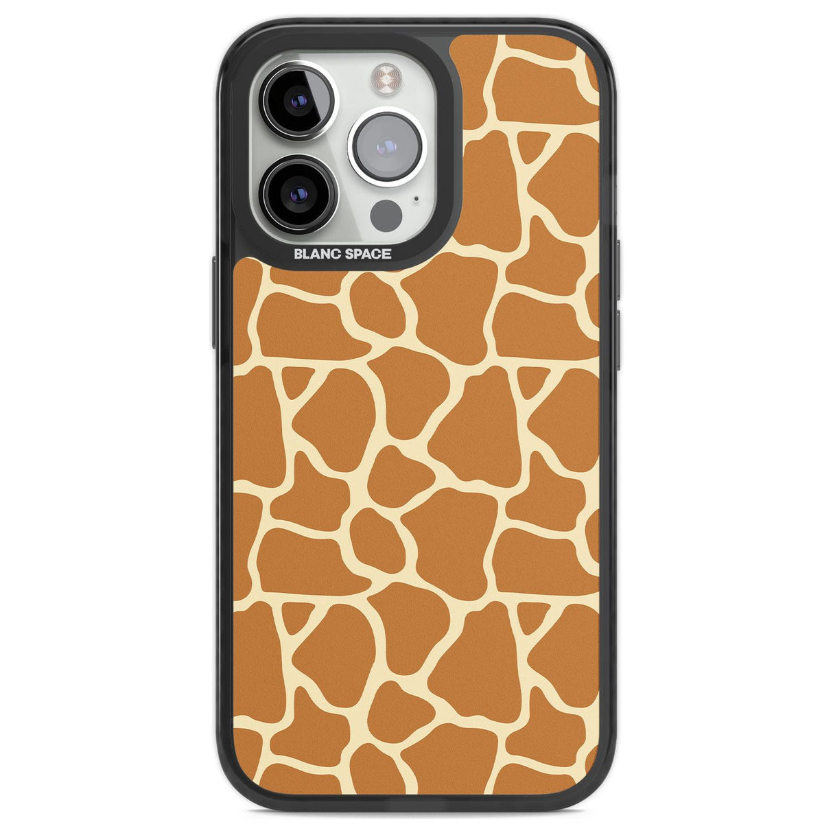 Giraffe Pattern Phone Case iPhone 13 Pro / Black Impact Case,iPhone 14 Pro / Black Impact Case,iPhone 15 Pro Max / Black Impact Case,iPhone 15 Pro / Black Impact Case Blanc Space