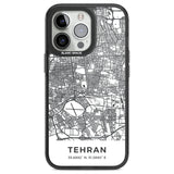 Map of Tehran, Iran Phone Case iPhone 13 Pro / Black Impact Case,iPhone 14 Pro / Black Impact Case,iPhone 15 Pro / Black Impact Case,iPhone 15 Pro Max / Black Impact Case Blanc Space