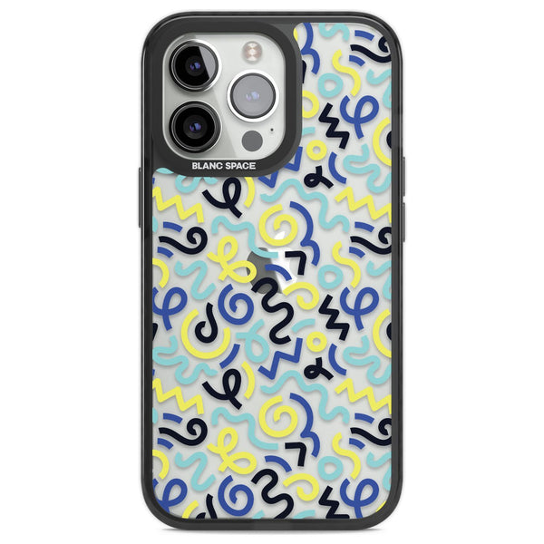 Blue & Yellow Memphis Retro