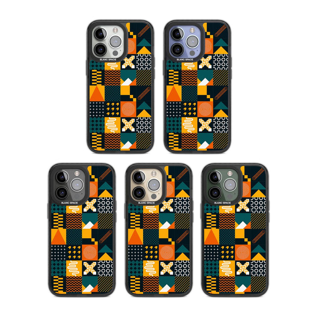 Funky Geometric Patterns: Orange & Dark Green Phone Case iPhone 15 Pro Max / Black Impact Case,iPhone 15 Plus / Black Impact Case,iPhone 15 Pro / Black Impact Case,iPhone 15 / Black Impact Case,iPhone 15 Pro Max / Impact Case,iPhone 15 Plus / Impact Case,iPhone 15 Pro / Impact Case,iPhone 15 / Impact Case,iPhone 15 Pro Max / Magsafe Black Impact Case,iPhone 15 Plus / Magsafe Black Impact Case,iPhone 15 Pro / Magsafe Black Impact Case,iPhone 15 / Magsafe Black Impact Case,iPhone 14 Pro Max / Black Impact Cas