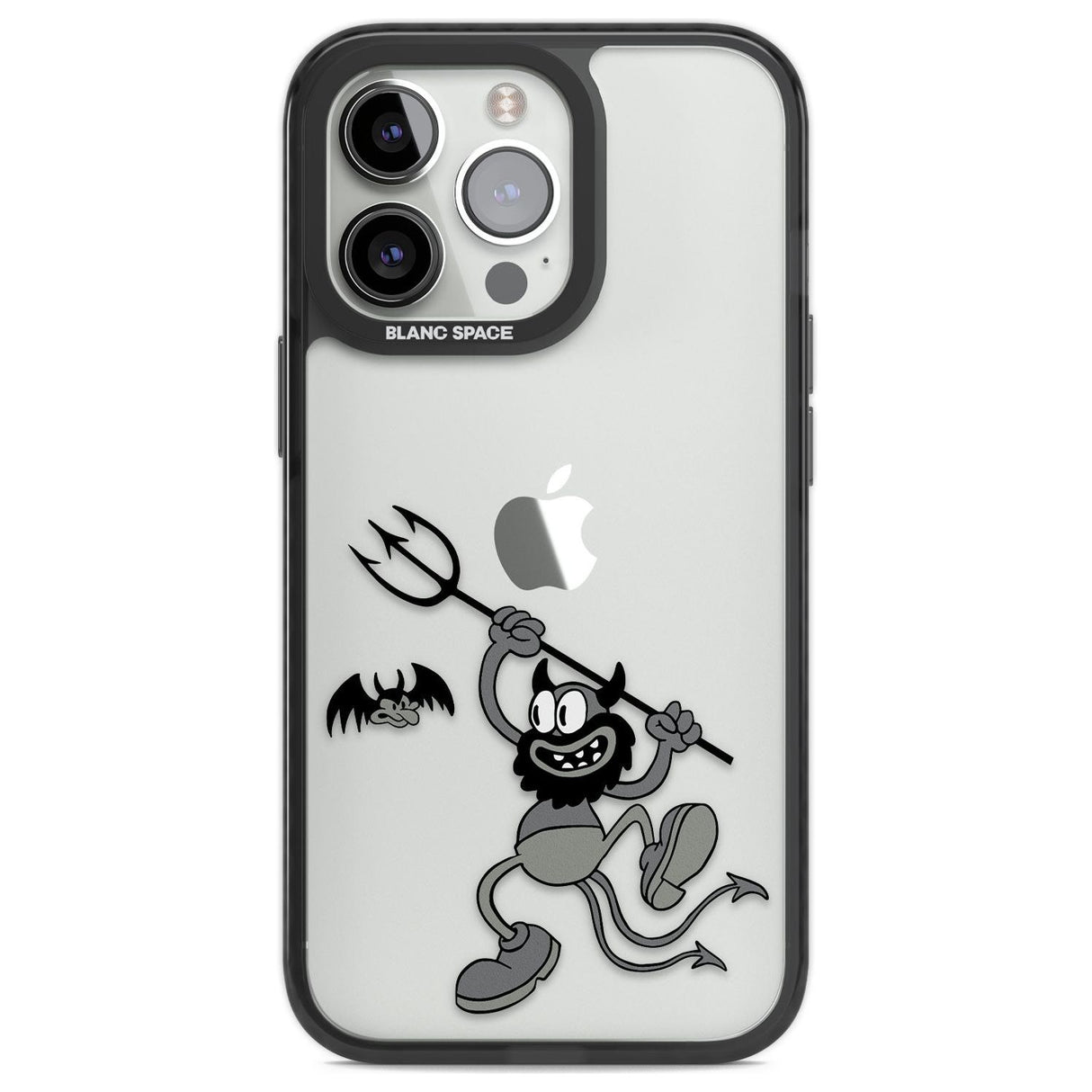 Dancing Devil Phone Case iPhone 13 Pro / Black Impact Case,iPhone 14 Pro / Black Impact Case,iPhone 15 Pro Max / Black Impact Case,iPhone 15 Pro / Black Impact Case Blanc Space