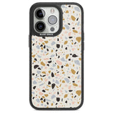 Pale Pink, Blue, & Mocha Terrazzo Pattern Phone Case iPhone 13 Pro / Black Impact Case,iPhone 14 Pro / Black Impact Case,iPhone 15 Pro / Black Impact Case,iPhone 15 Pro Max / Black Impact Case Blanc Space