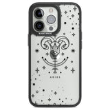 Aries Emblem - Transparent Design Phone Case iPhone 13 Pro / Black Impact Case,iPhone 14 Pro / Black Impact Case,iPhone 15 Pro Max / Black Impact Case,iPhone 15 Pro / Black Impact Case Blanc Space