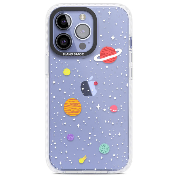 Cute Cartoon Planets (Clear)
