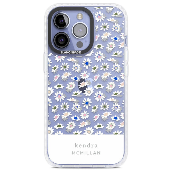 Personalised Grey & White Daisies